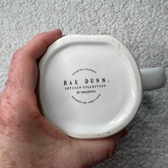 Rae Dunn Artisan Collection Mug "Hers" Red Writing - Picture 4 of 5